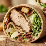 High Protein Chicken Caesar Wraps