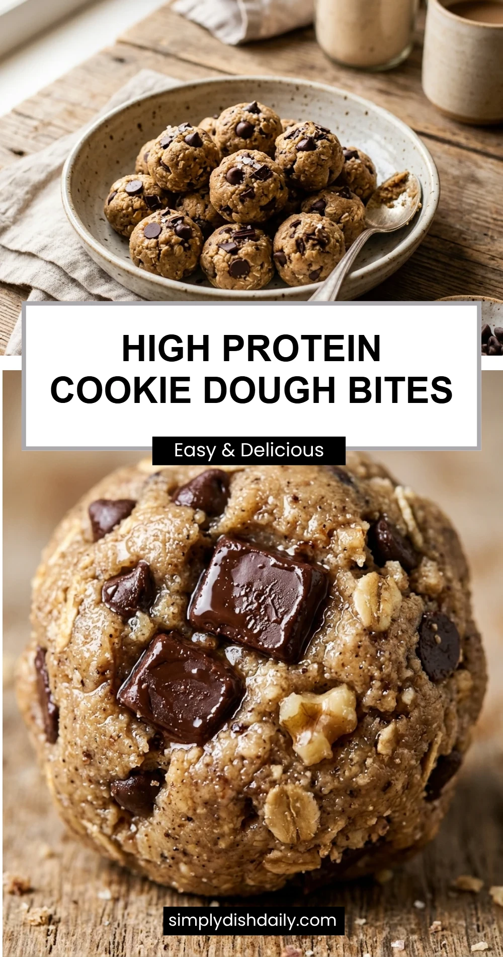 High Protein Cookie Dough Bites