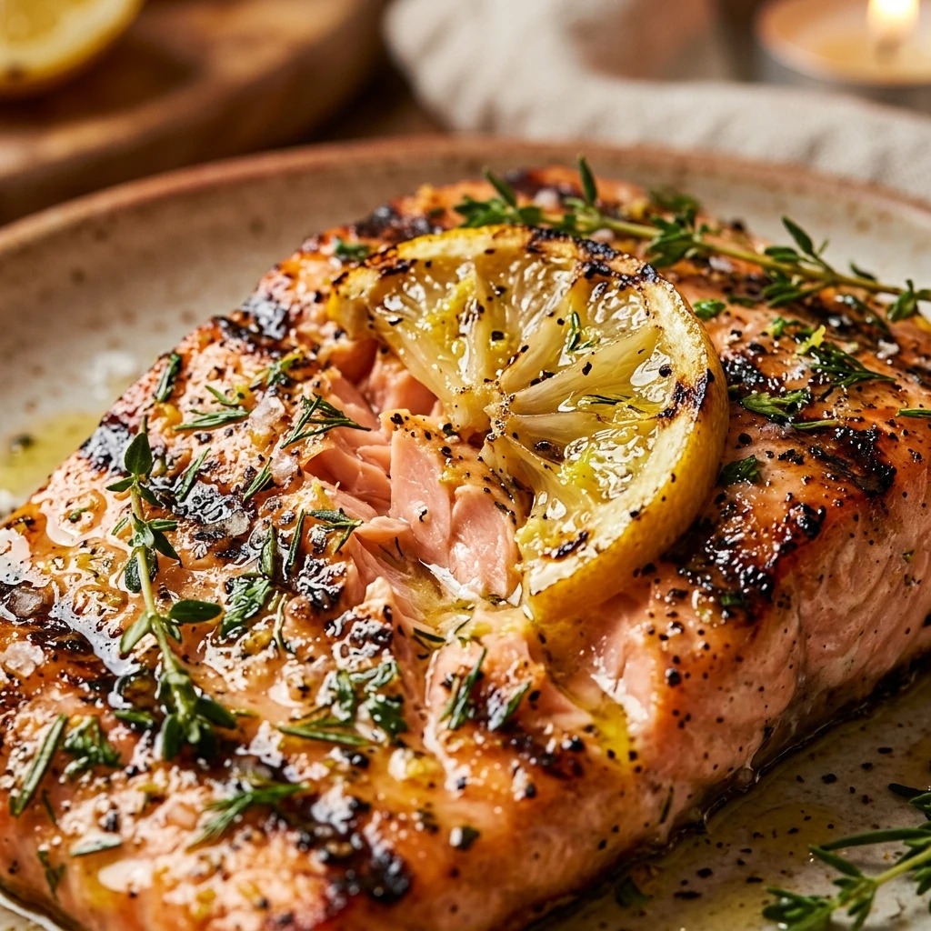 Lemon Herb Grilled Salmon