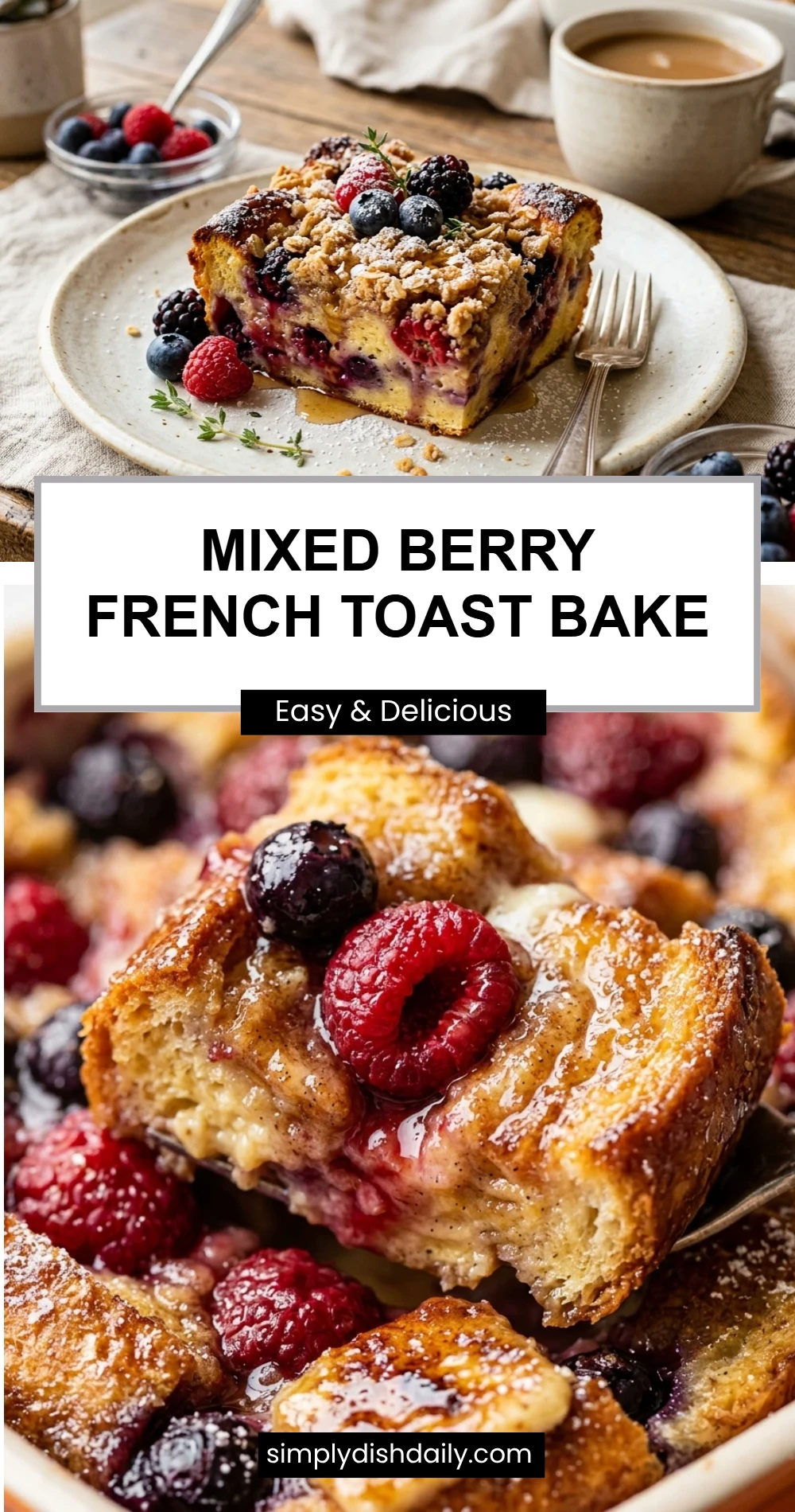 Mixed Berry French Toast Bake