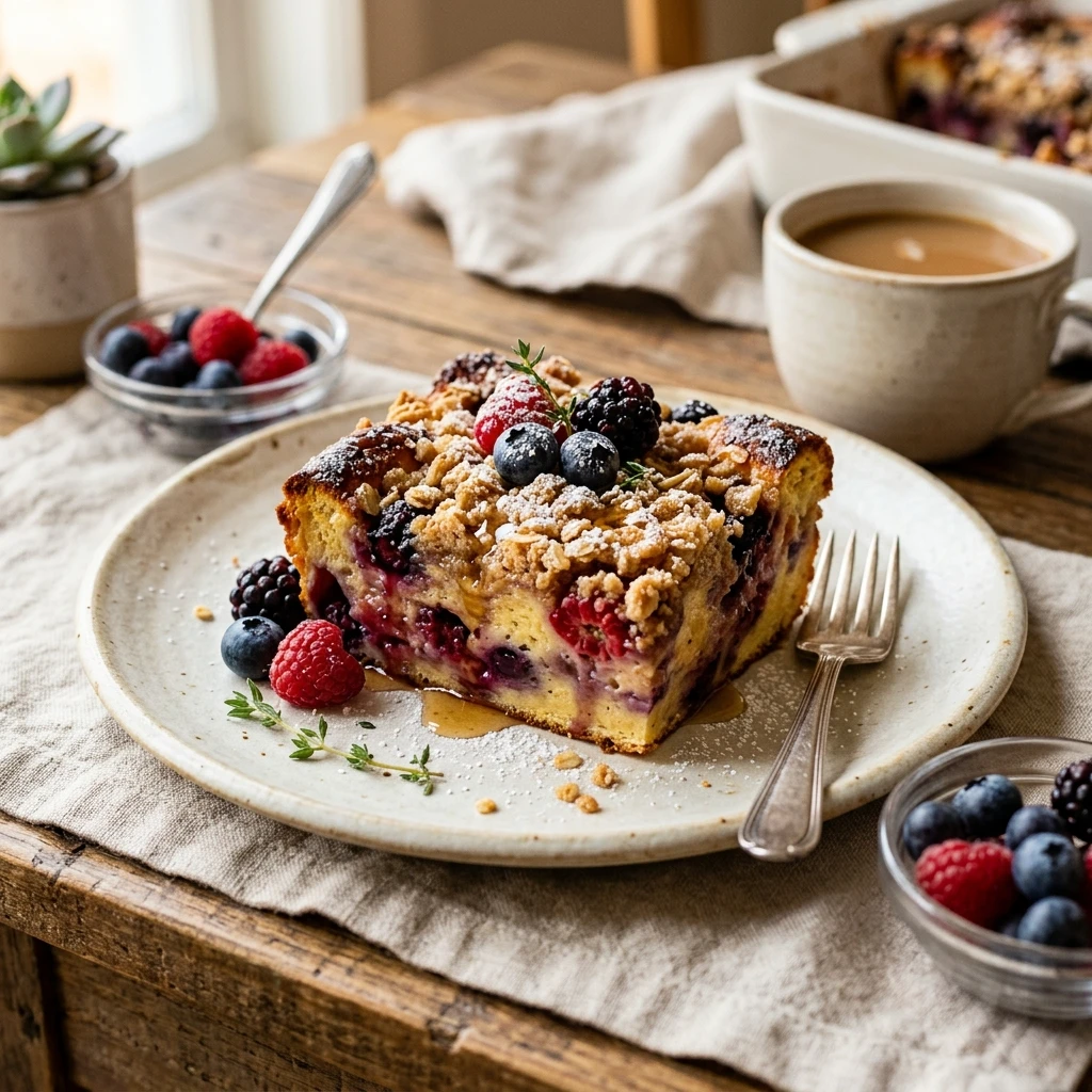 Mixed Berry French Toast Bake