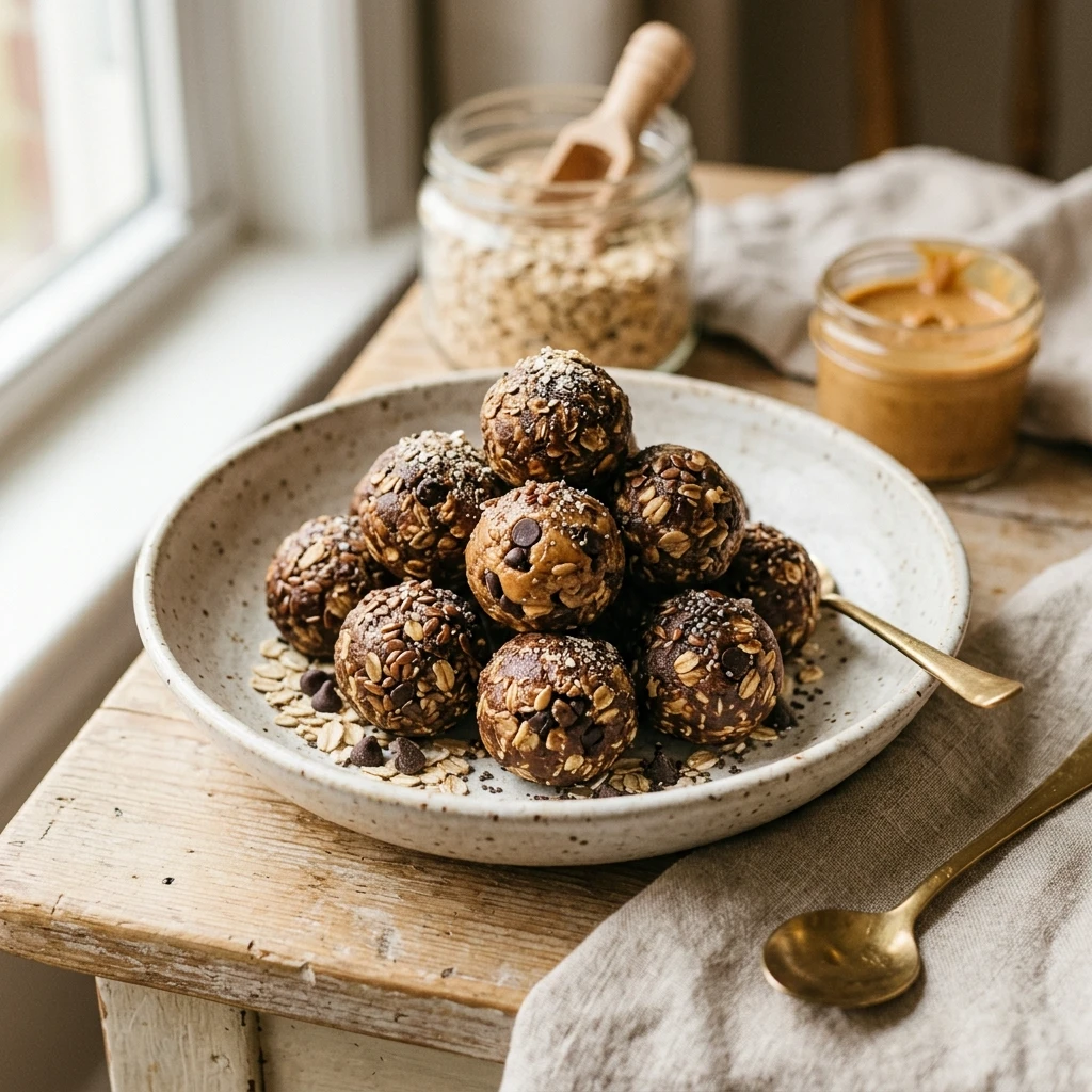 No-Bake Peanut Butter Energy Balls