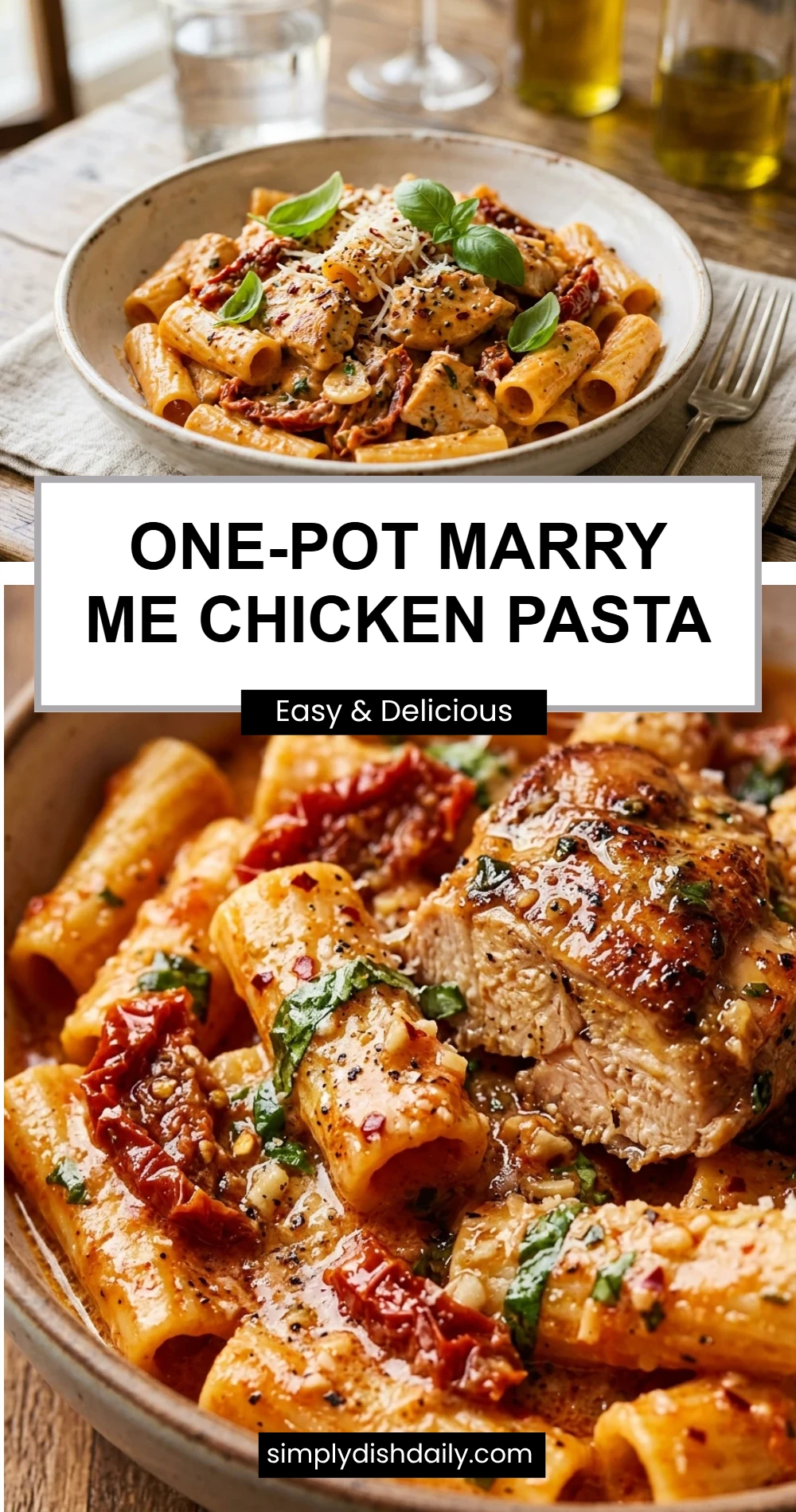 One-Pot Marry Me Chicken Pasta
