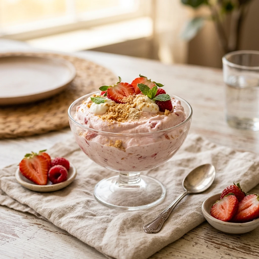Strawberry Cheesecake Protein Fluff