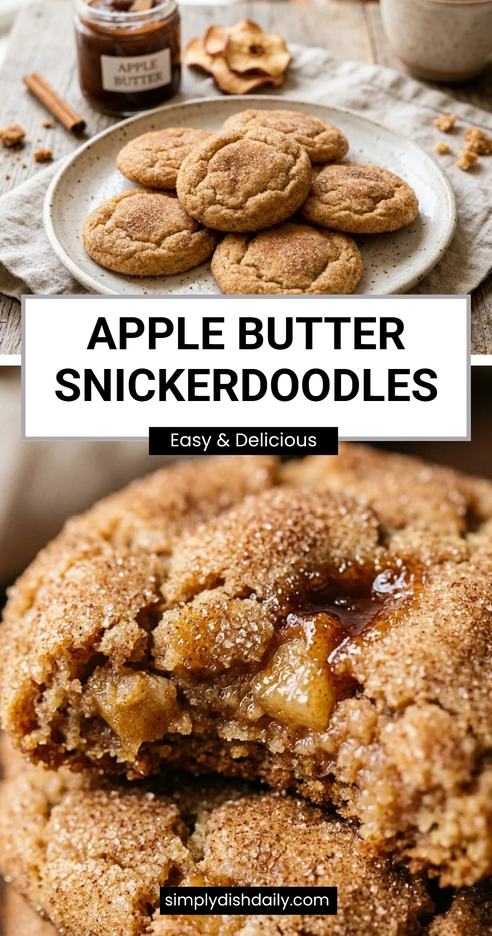 Apple Butter Snickerdoodles