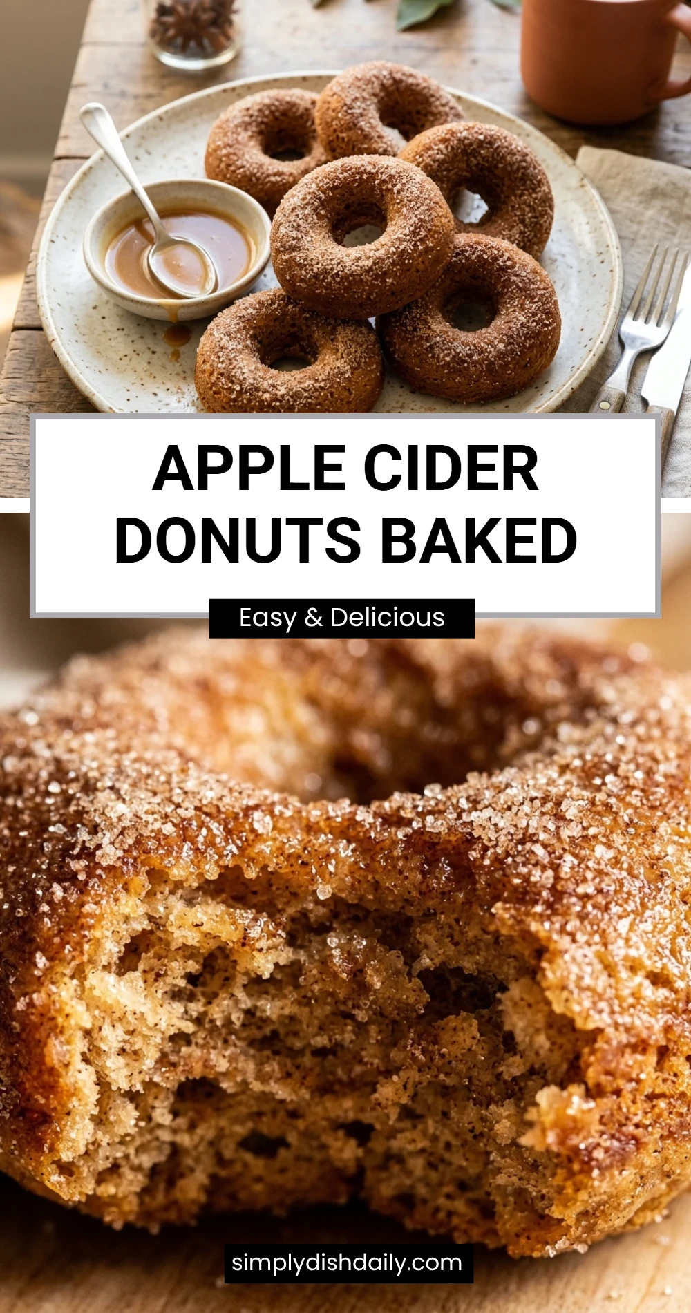 Apple Cider Donuts Baked