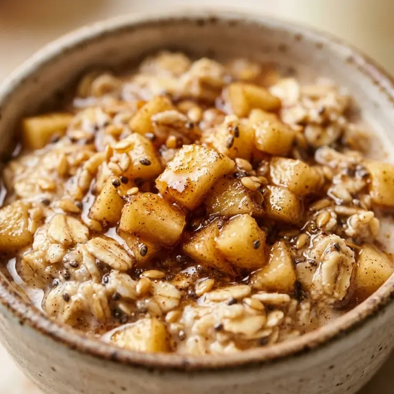 Apple Cinnamon Overnight Oats