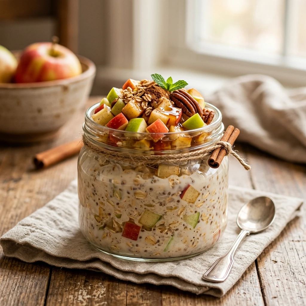 Apple Cinnamon Overnight Oats