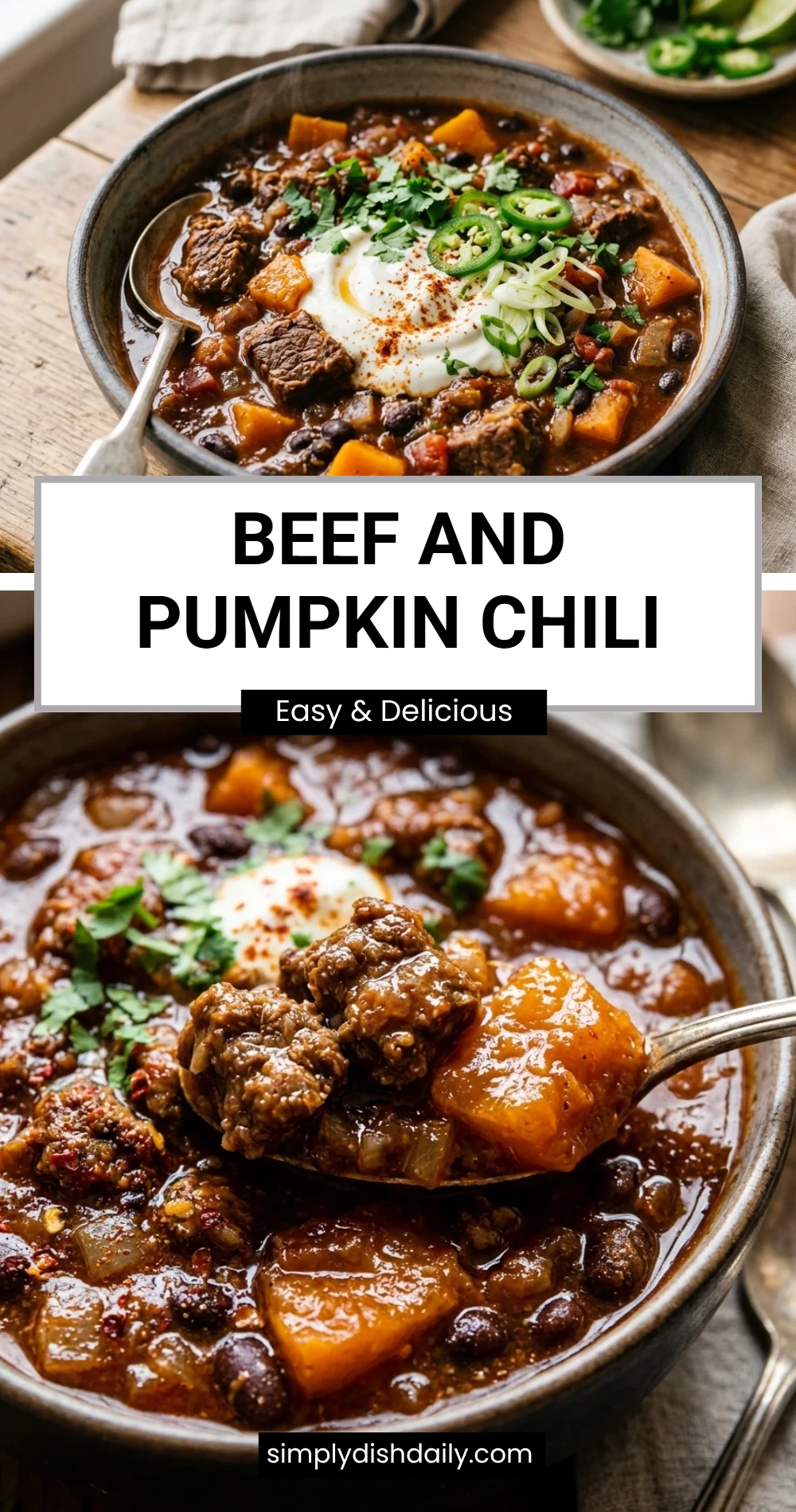 Beef And Pumpkin Chili