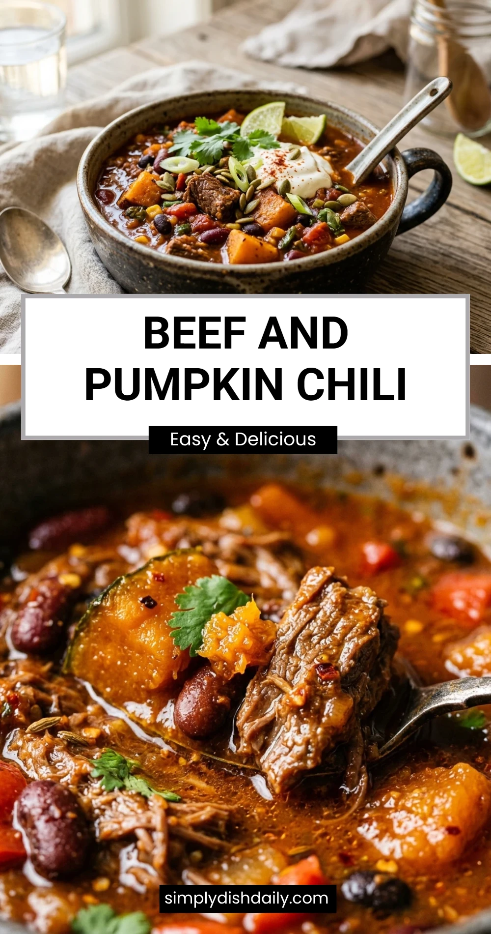 Beef And Pumpkin Chili