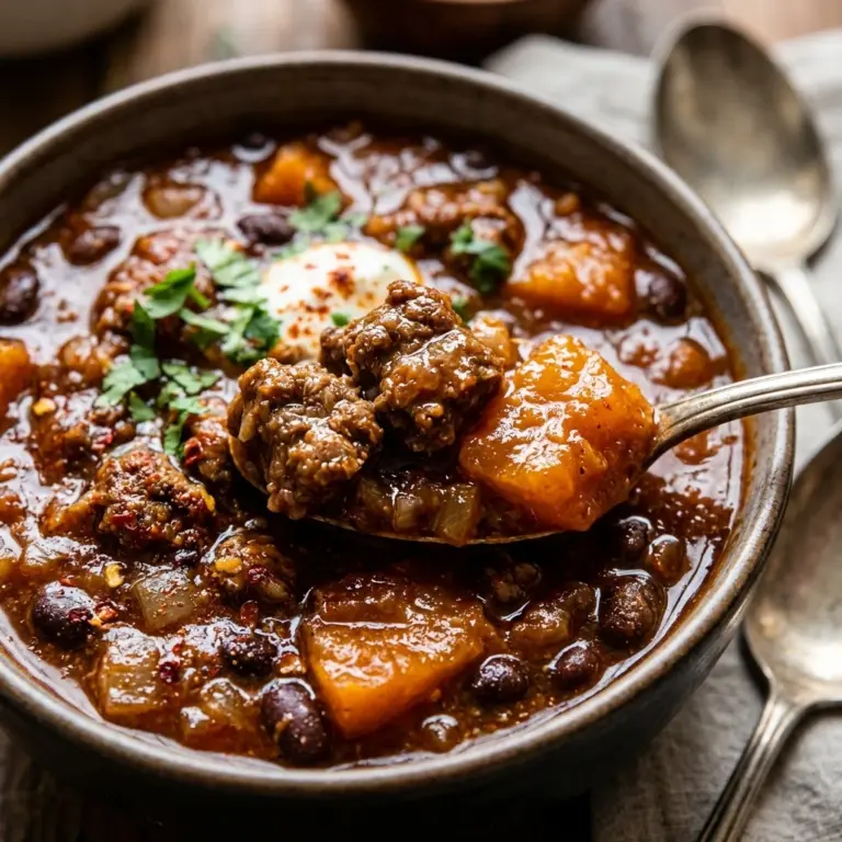 Beef And Pumpkin Chili
