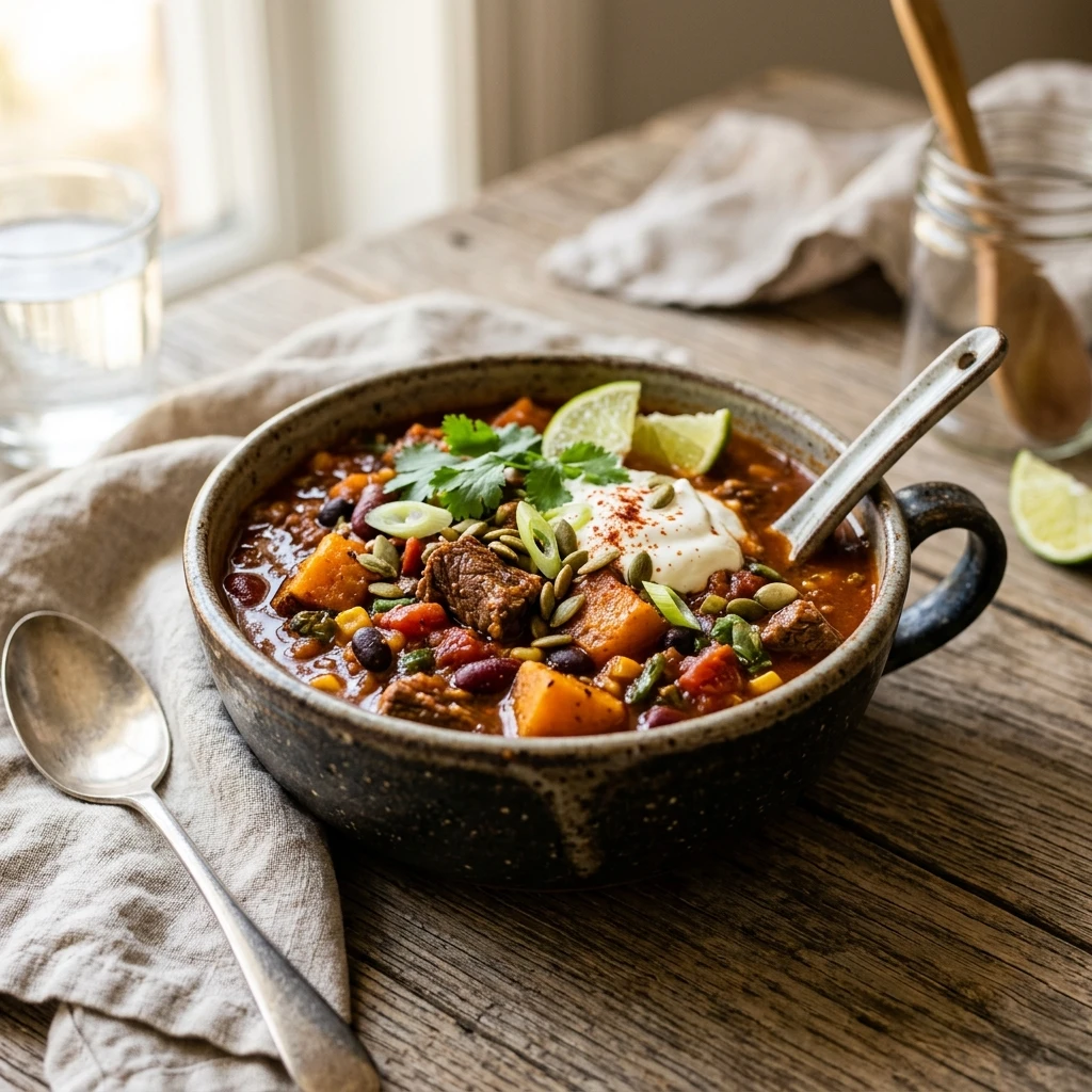 Beef And Pumpkin Chili