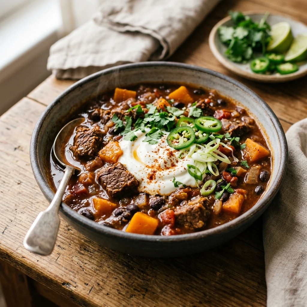 Beef And Pumpkin Chili