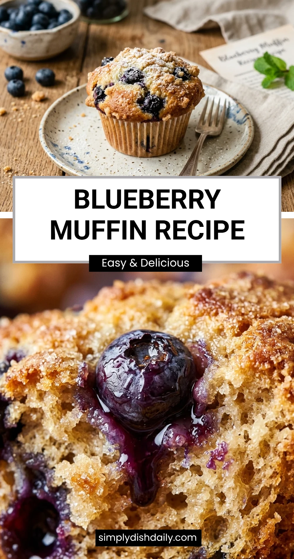 blueberry muffin recipe