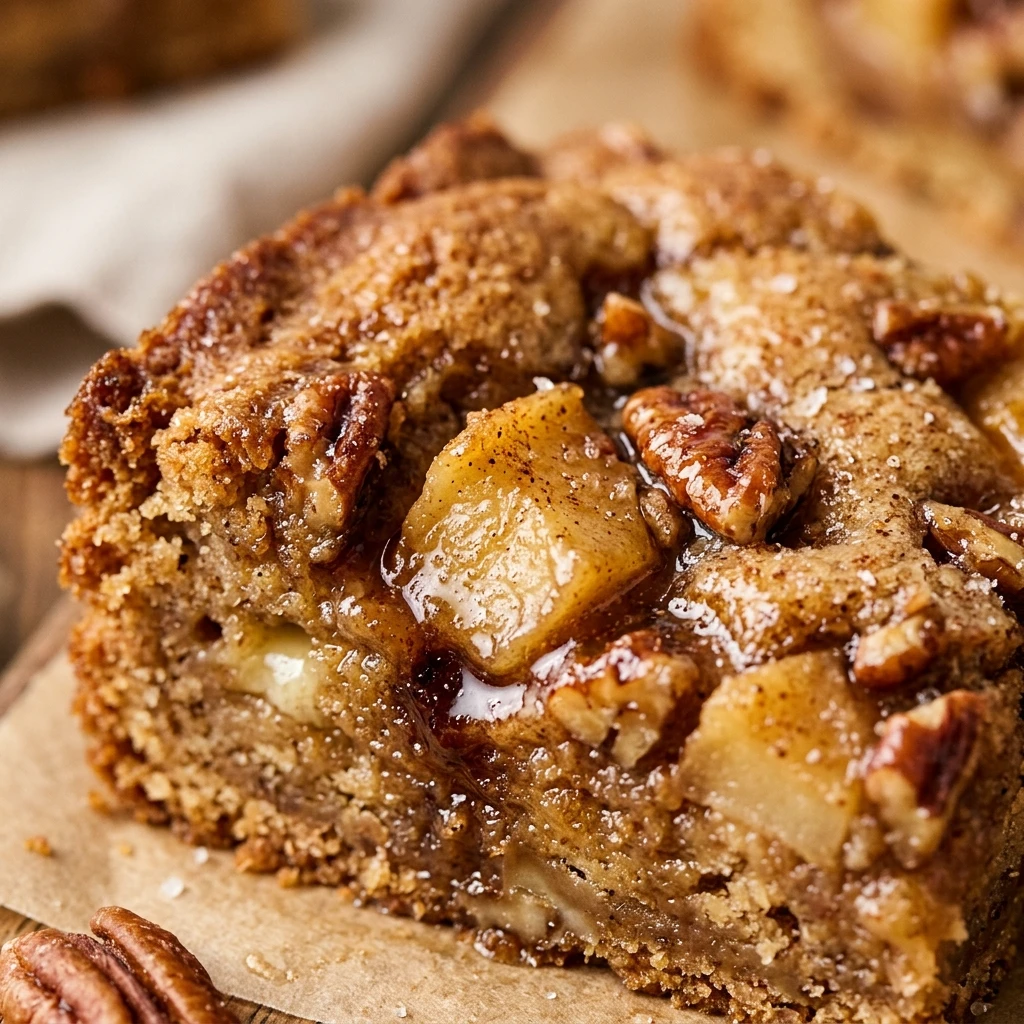 Brown Butter Apple Blondies