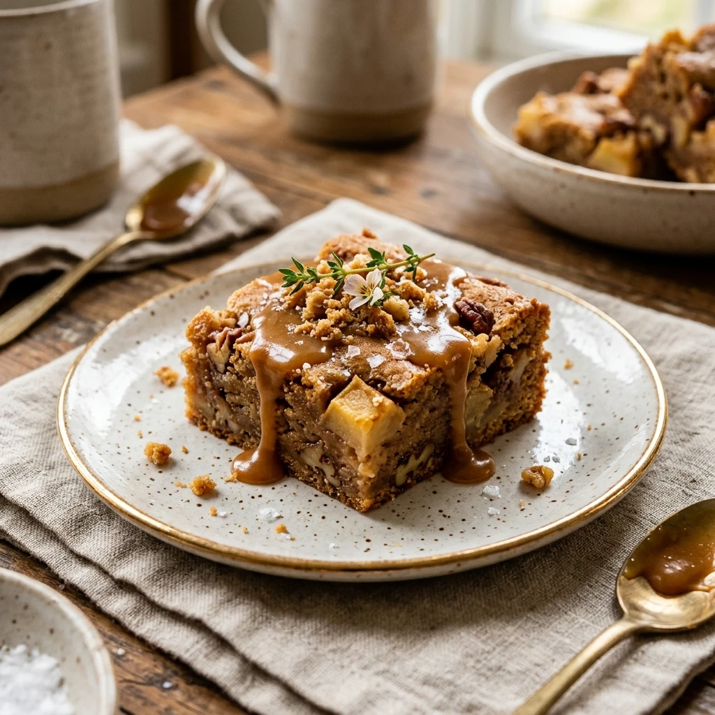 Brown Butter Apple Blondies