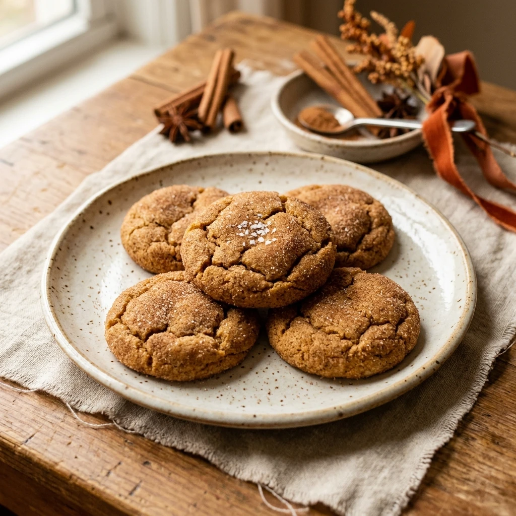 Brown Butter Pumpkin Snickerdoodles