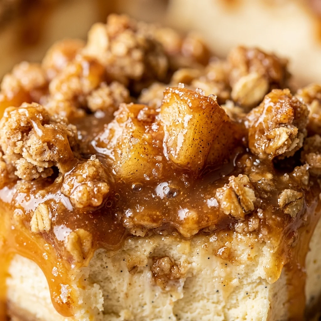 Caramel Apple Cheesecake Bars