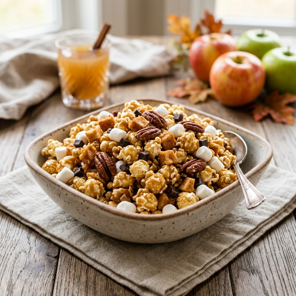 Caramel Apple Popcorn Mix