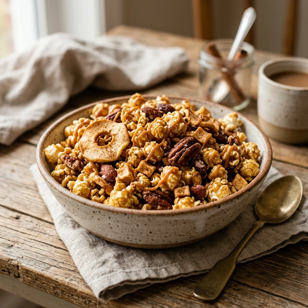 Caramel Apple Popcorn Mix