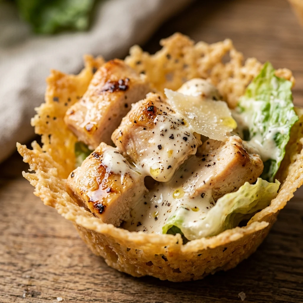 Chicken Caesar Cups