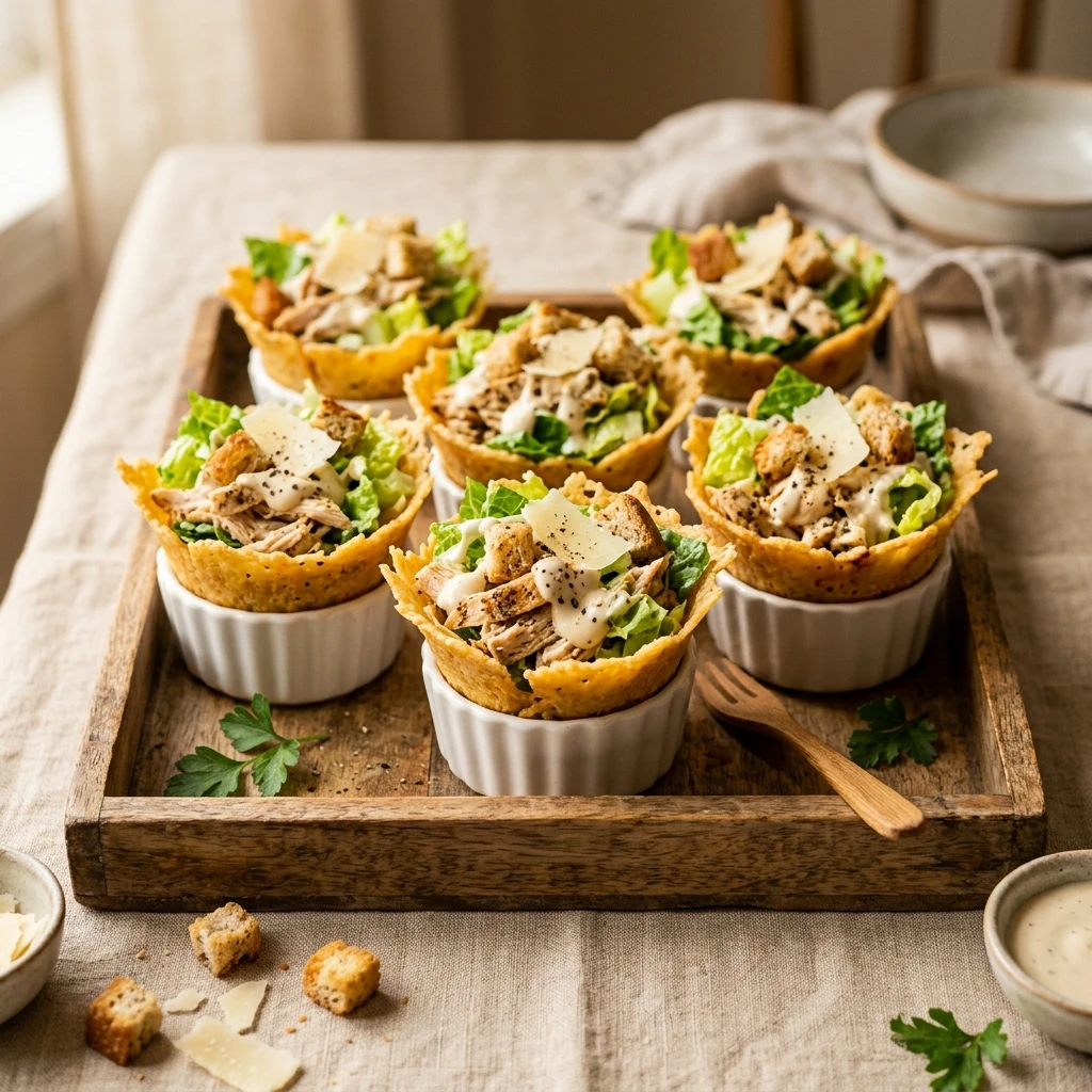 Chicken Caesar Cups