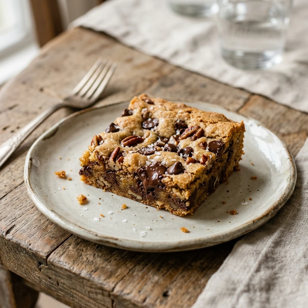 Chocolate Chip Pecan Cookie Bars