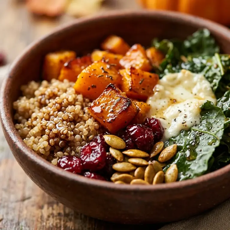 Cozy Autumn Harvest Bowl