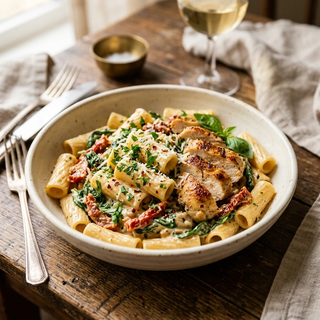 Creamy Tuscan Chicken Pasta