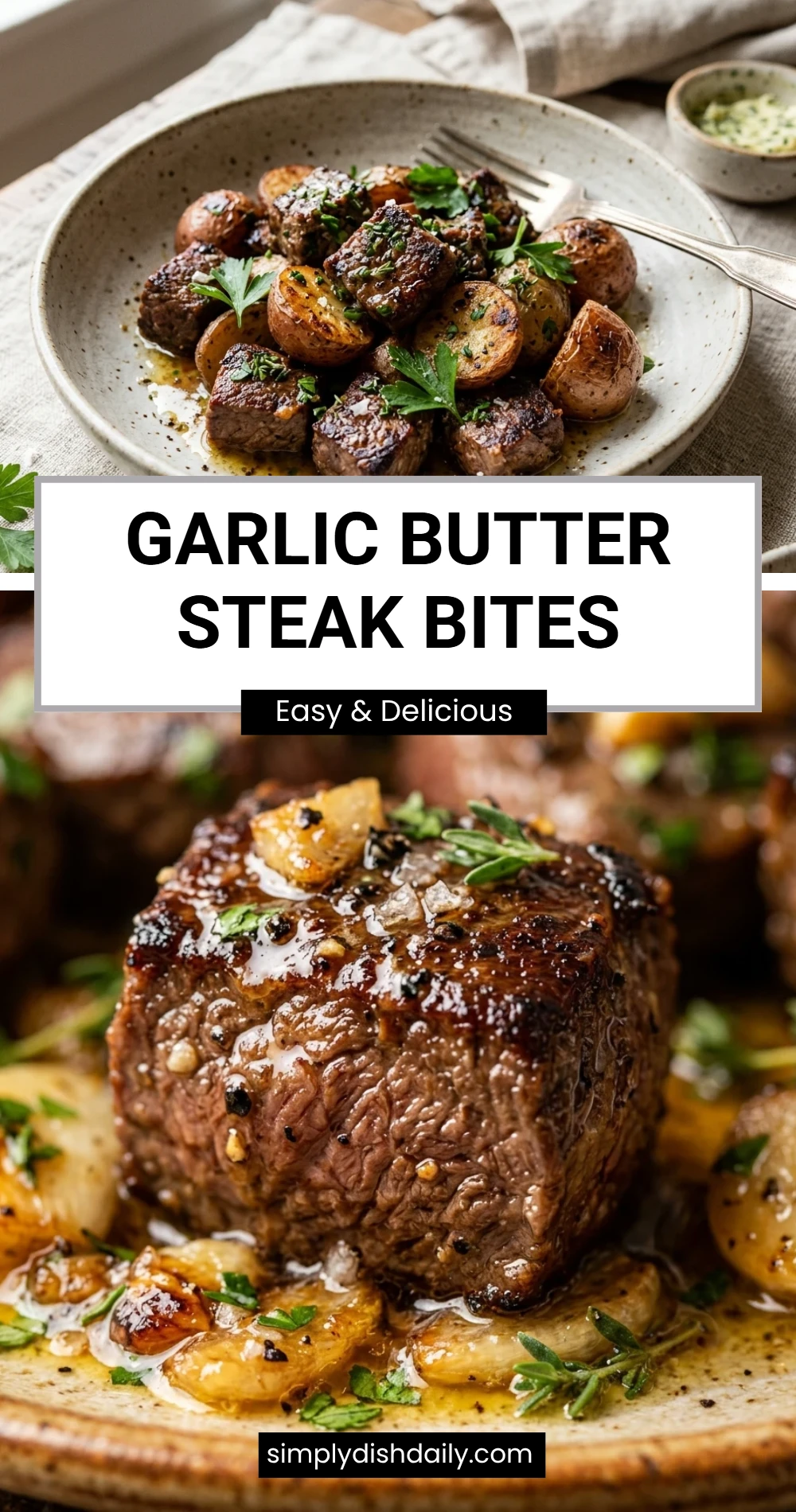 Garlic Butter Steak Bites