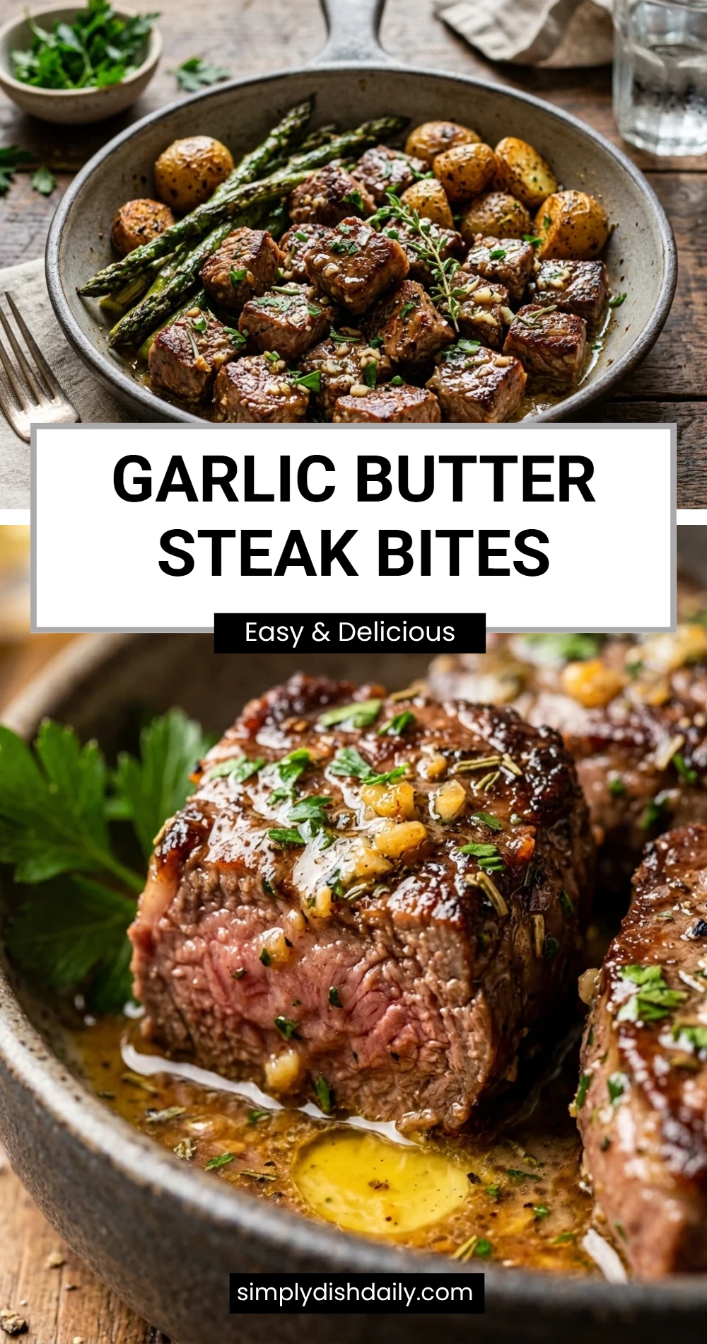 Garlic Butter Steak Bites