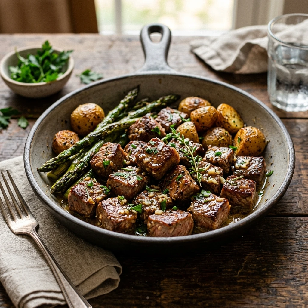 Garlic Butter Steak Bites