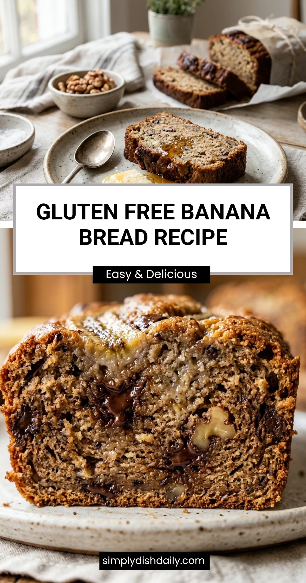 gluten free banana bread recipe