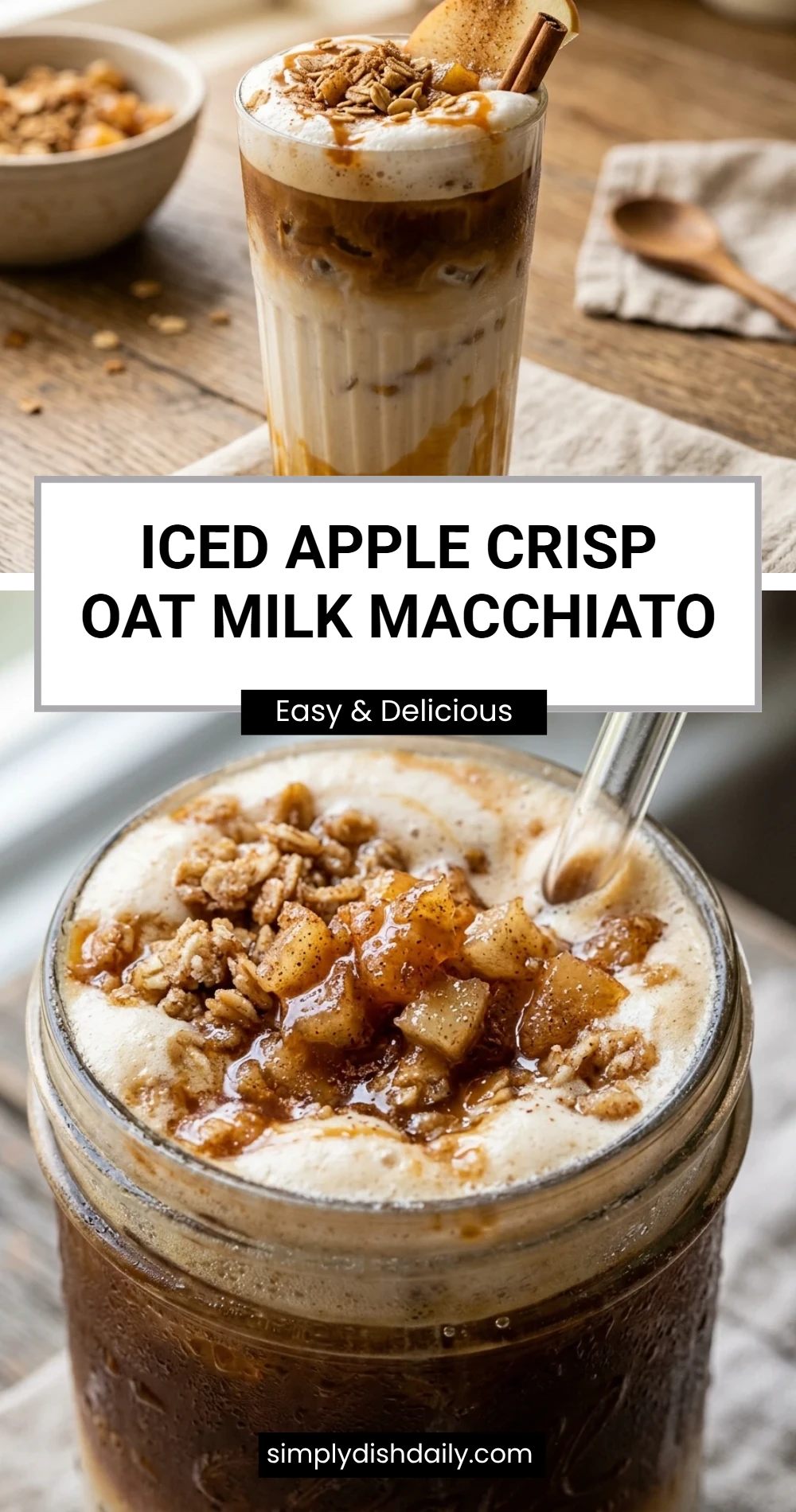 Iced Apple Crisp Oat Milk Macchiato