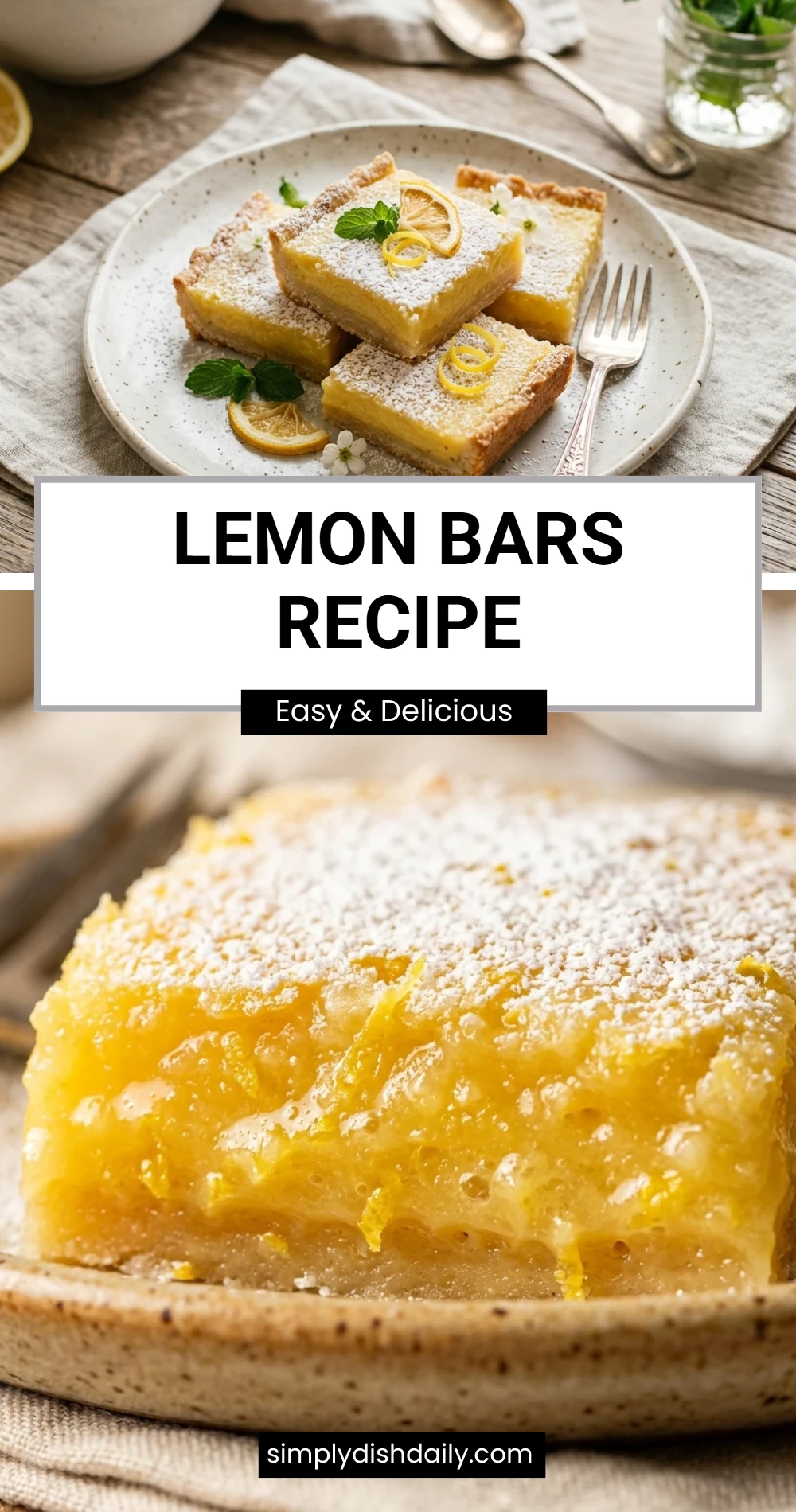 lemon bars recipe