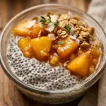 Peach Chia Pudding Parfait