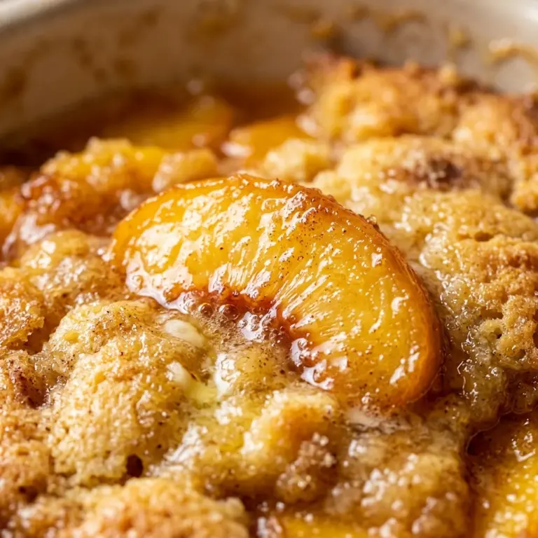 Peach Cobbler Dump Cake