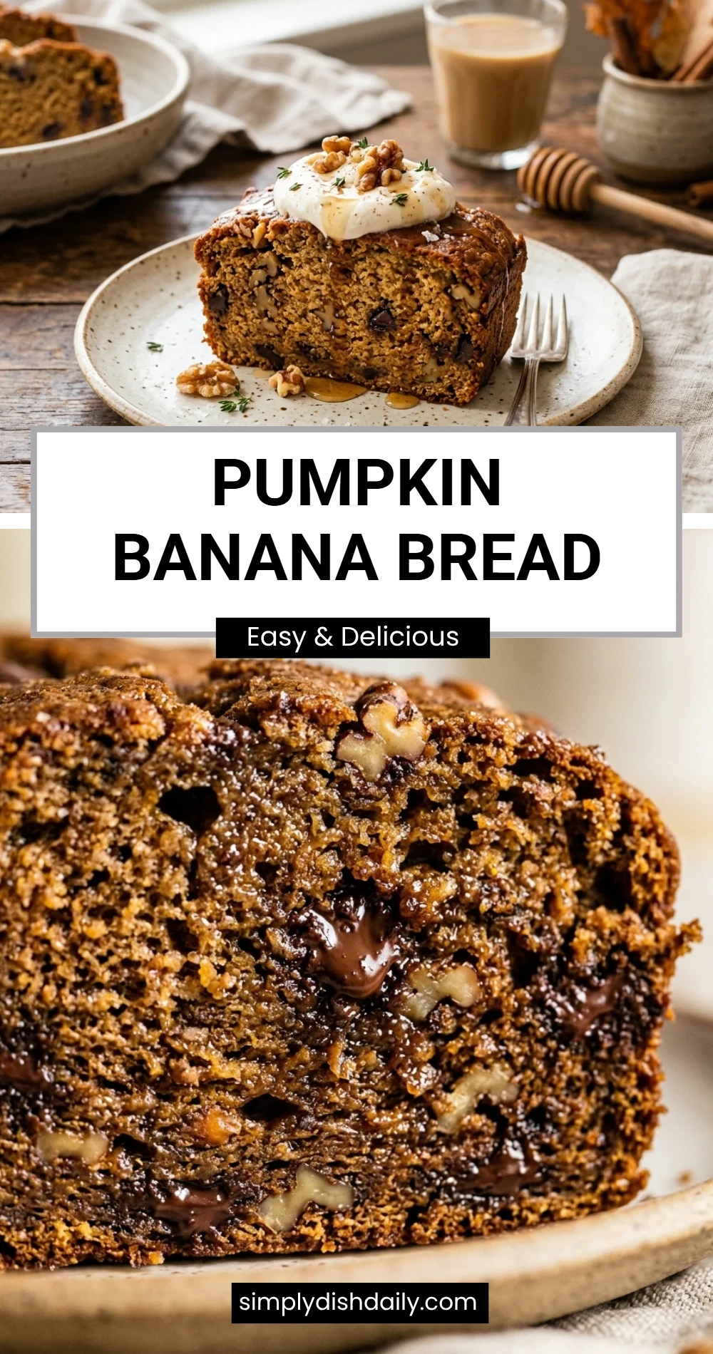 Pumpkin Banana Bread