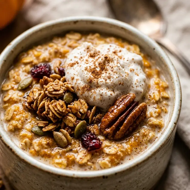 Pumpkin Pie Overnight Oats