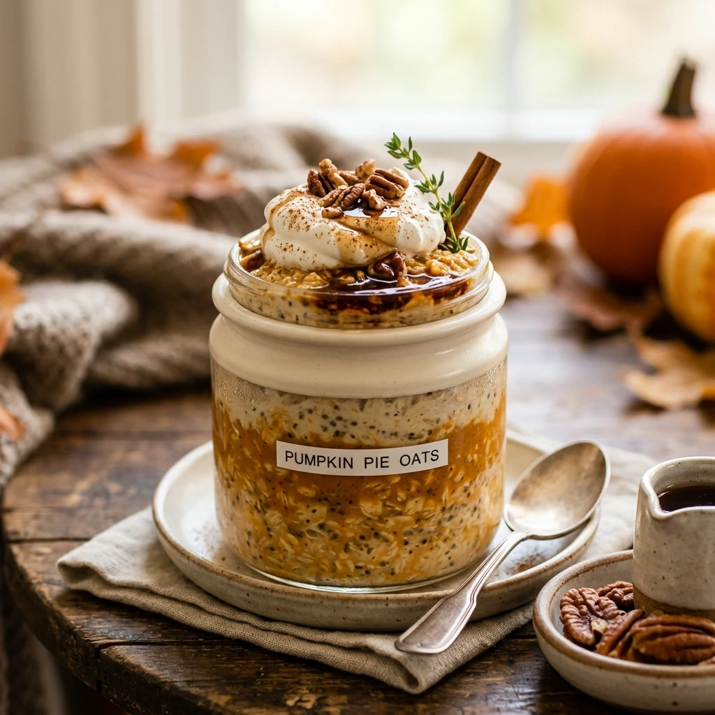 Pumpkin Pie Overnight Oats