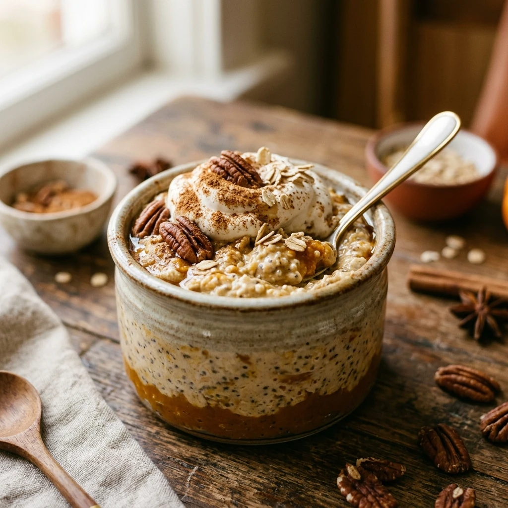 Pumpkin Pie Overnight Oats