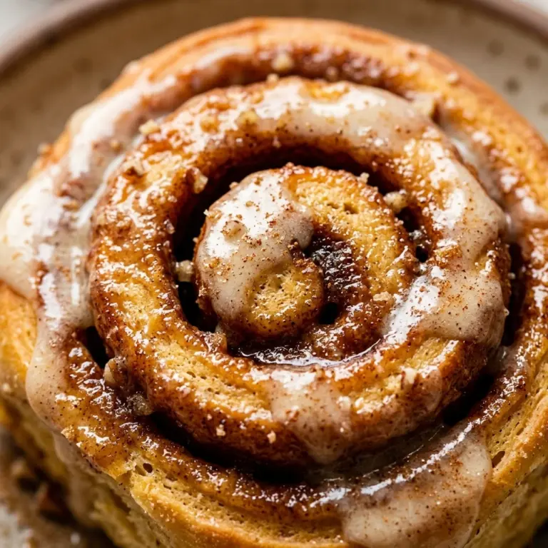 Pumpkin Spice Cinnamon Rolls