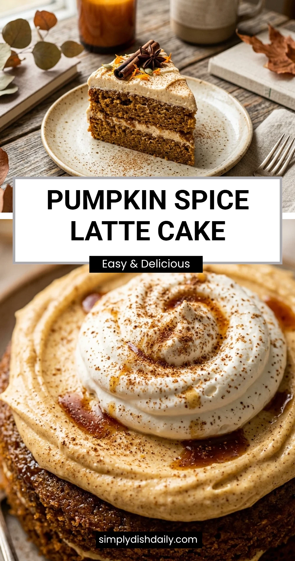 Pumpkin Spice Latte Cake