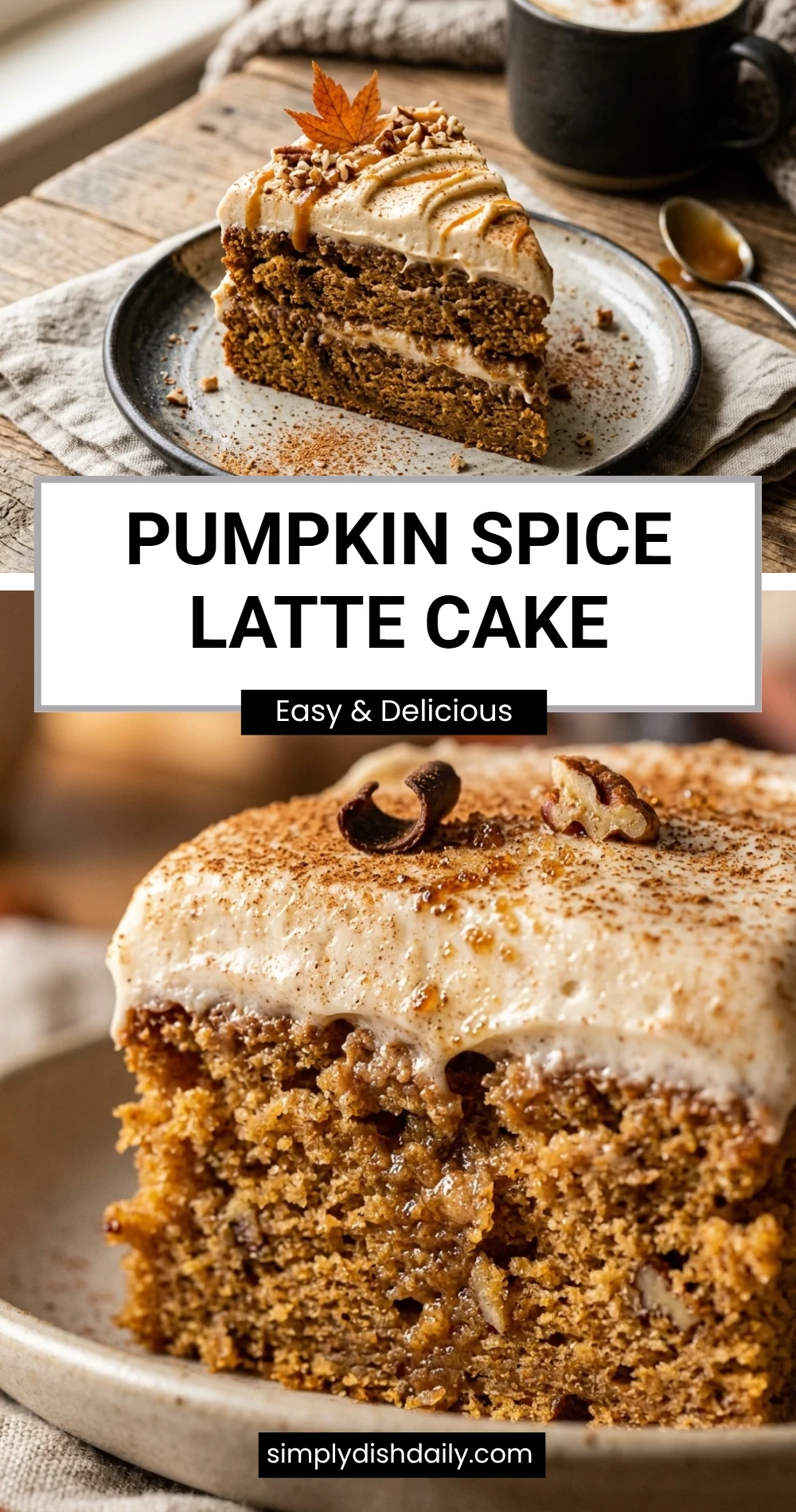Pumpkin Spice Latte Cake