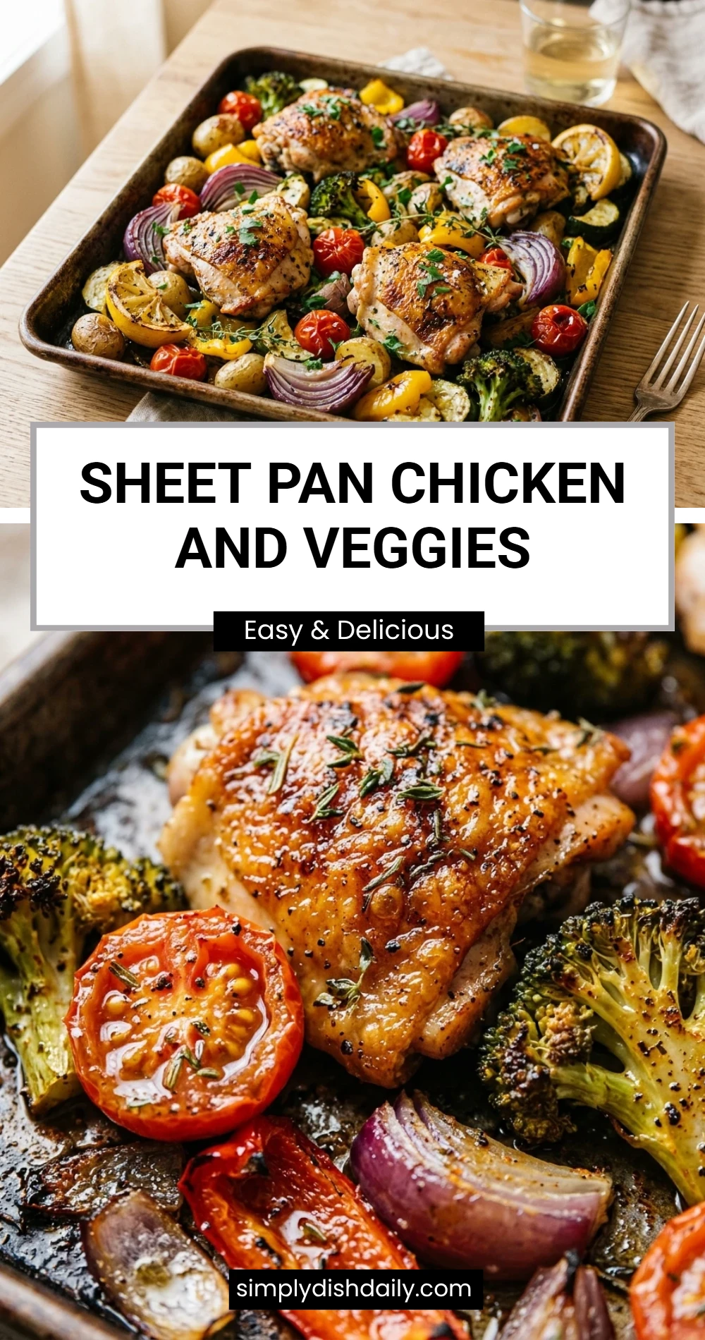 Sheet Pan Chicken And Veggies