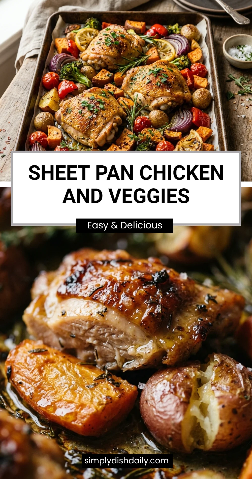 Sheet Pan Chicken And Veggies
