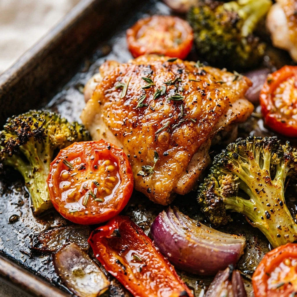 Sheet Pan Chicken And Veggies