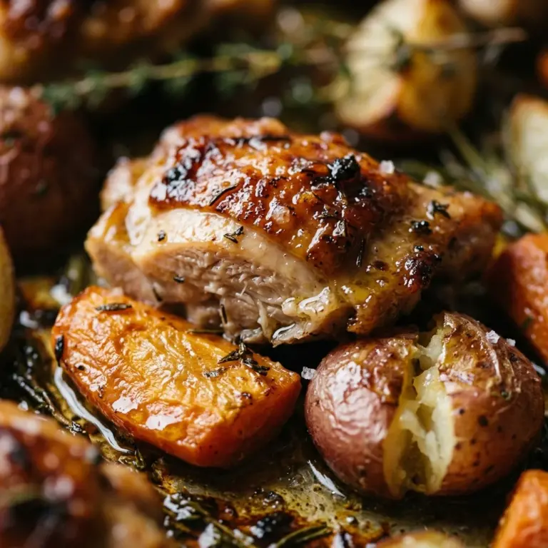 Sheet Pan Chicken And Veggies