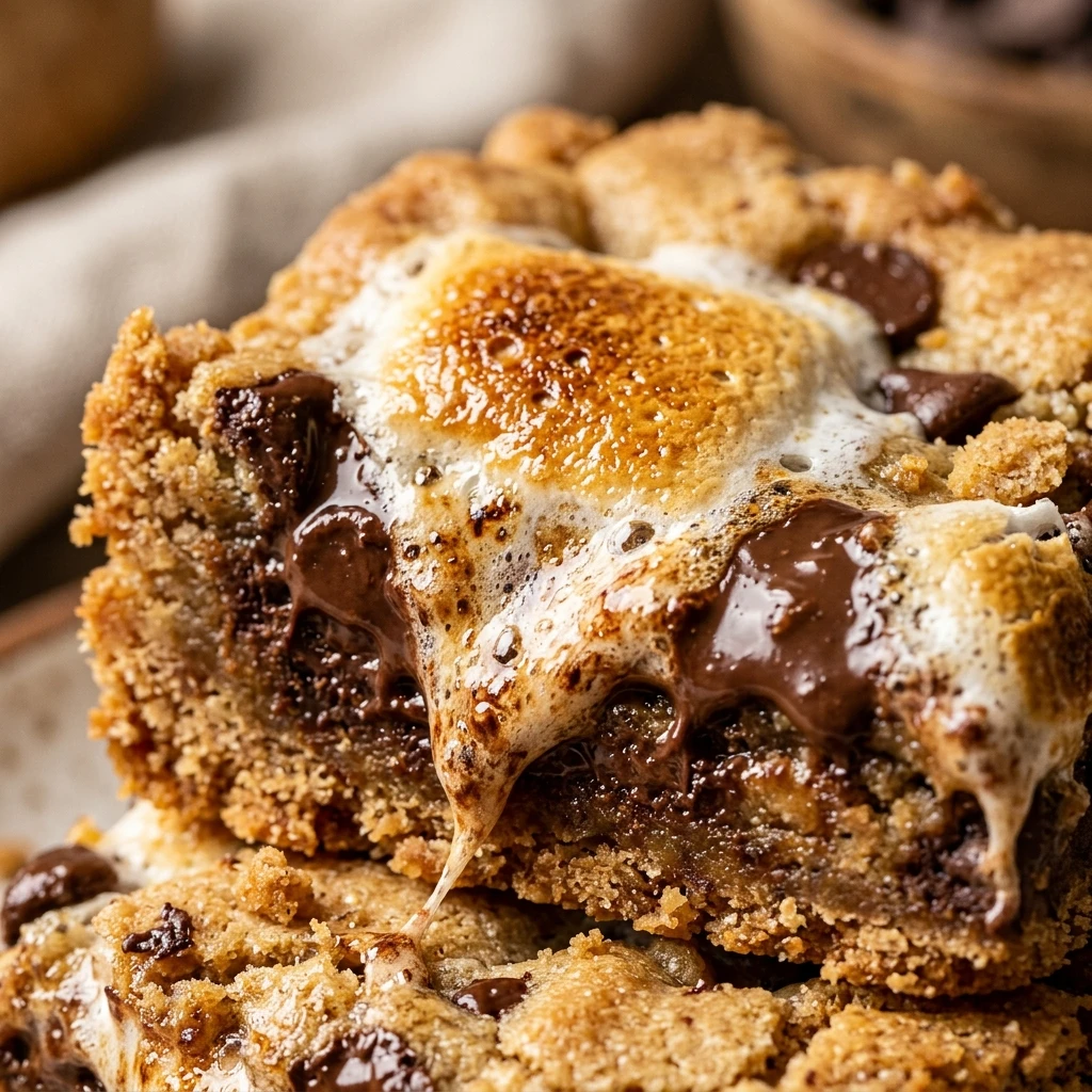S'mores Cookie Bars