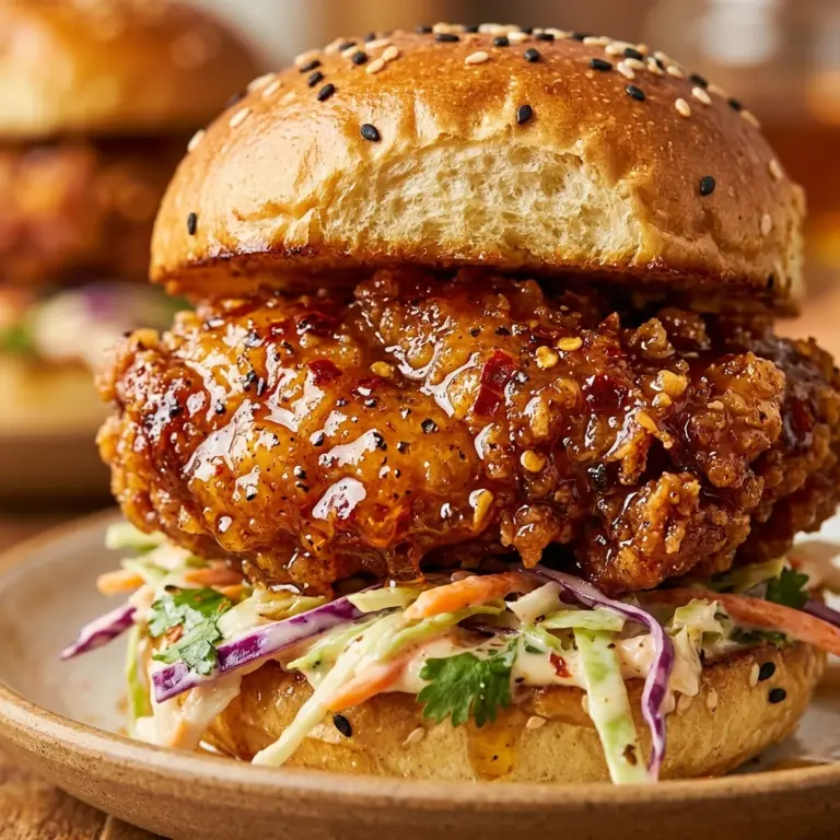 Spicy Honey Chicken Sliders